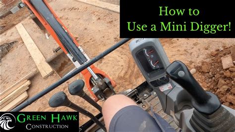 mini digger practice|mini digger manual.